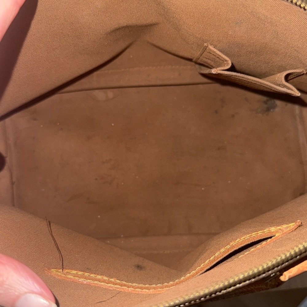 Authentic Louis Vuitton Vintage Alma LV Brown Tan Monogram - Picture 13 of 17